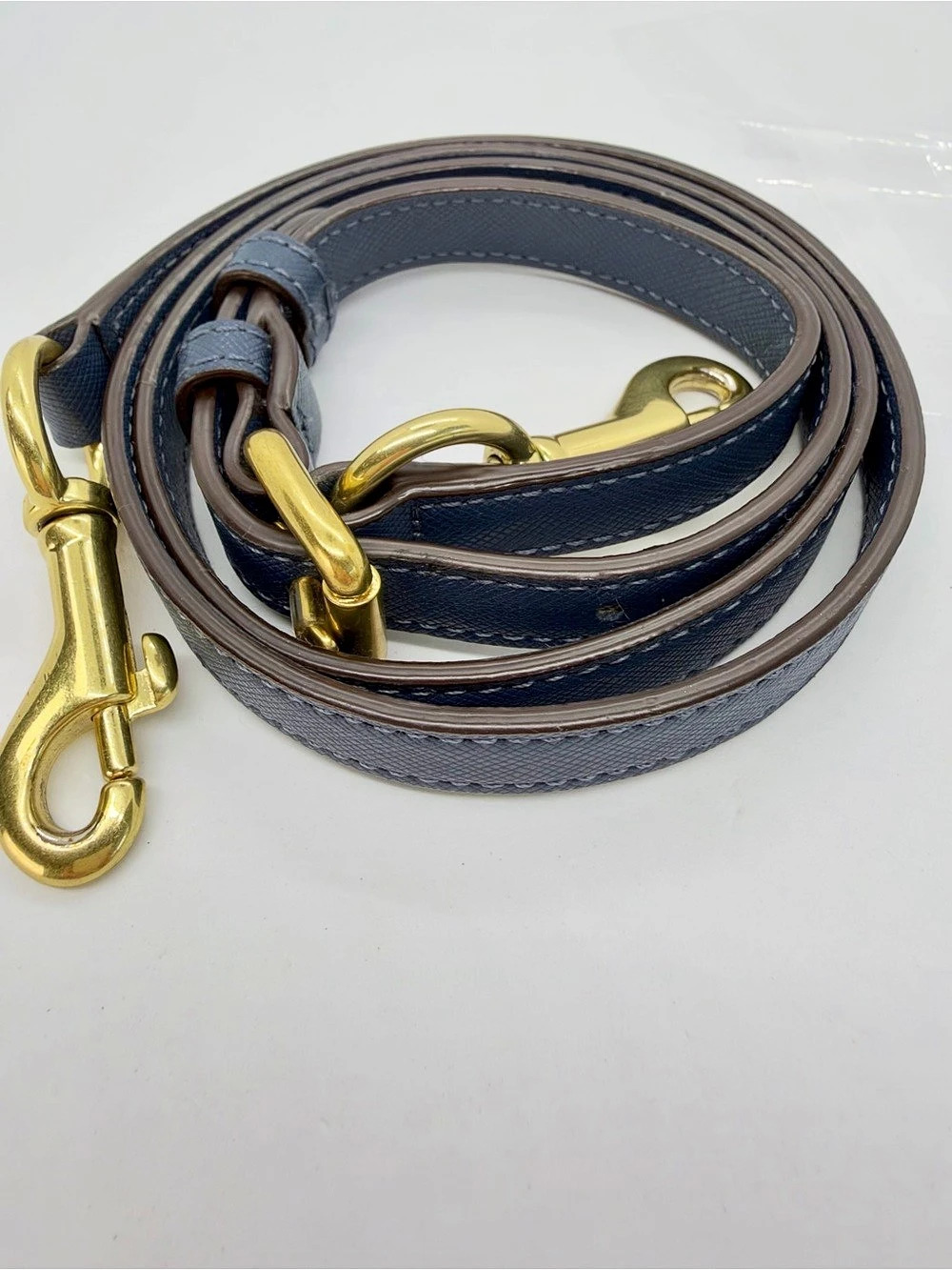 Coach Navy Blue Saffiano Leather Adjustable Crossbody Replacement Bag Strap